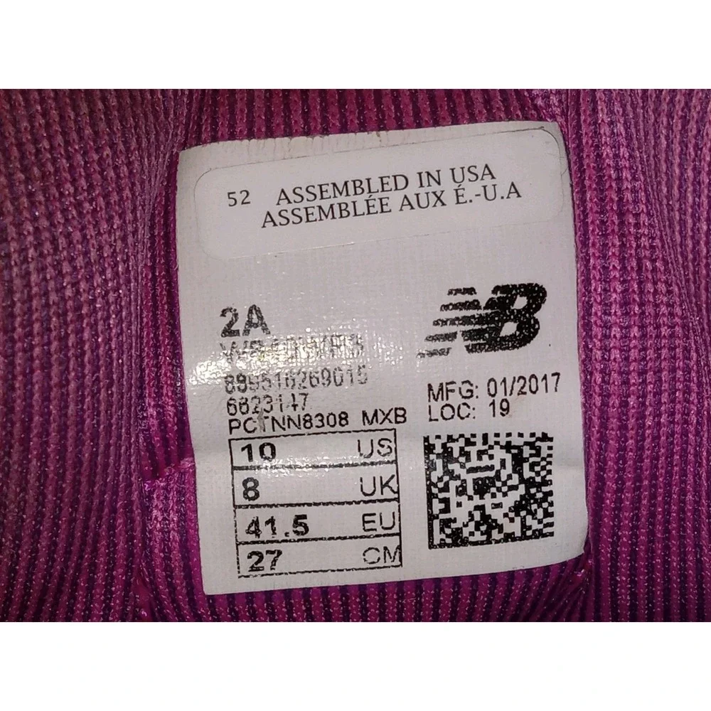 New Balance 840 v3‎ Running Shoes Womens 10 Silver Purple Athletic Gym Sneakers